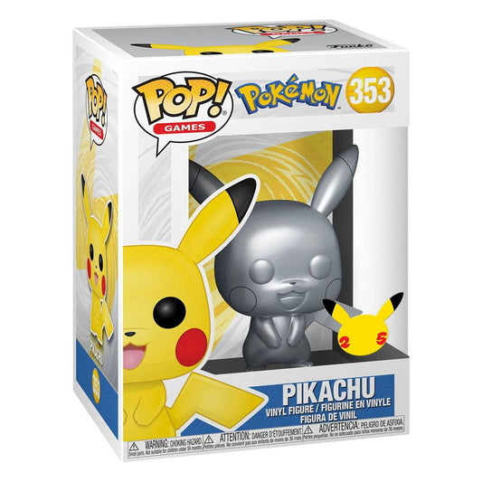 Pokémon POP! Games Vinyl Figure Pikachu Silver Edition 9 cm 0889698598699