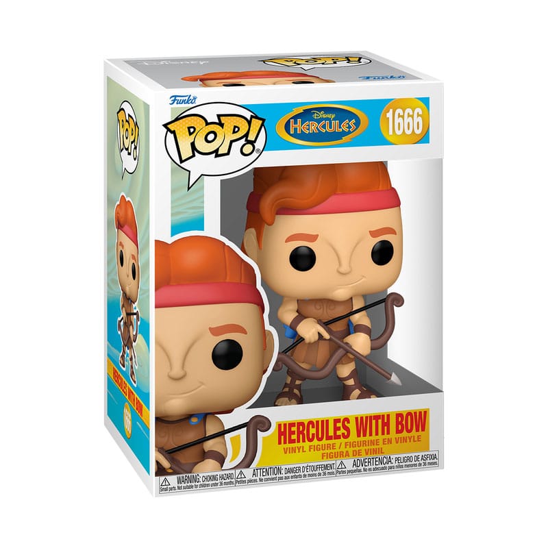 Hercules 25th Anniversary POP! Movies Vinyl Figure Hercules with Bow 9 cm 0889698615389