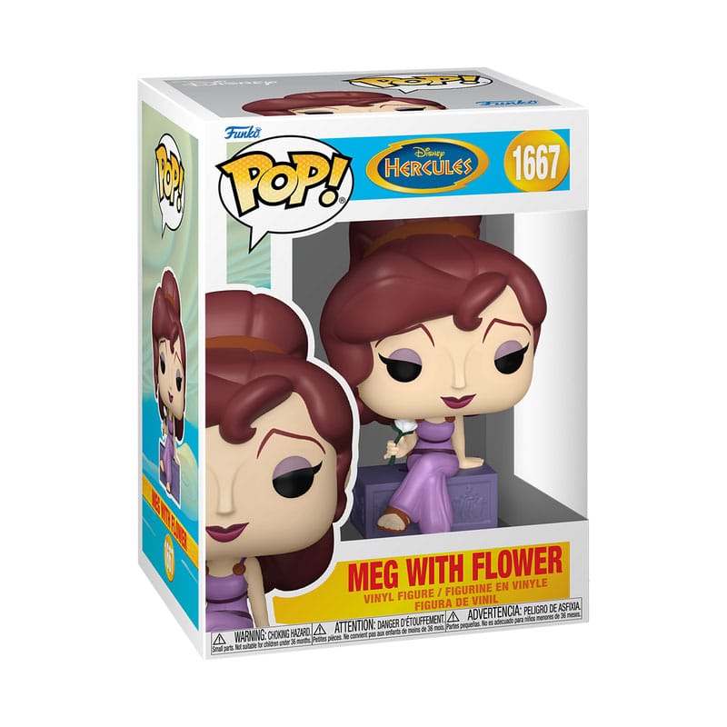Hercules 25th Anniversary POP! Movies Vinyl Figure Meg with Flower 9 cm 0889698615396