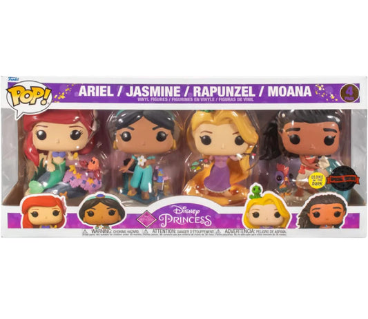 Disney POP! Movies Vinyl Figure 4-Pack Ultimate Princess (GW) 9 cm 0889698618007