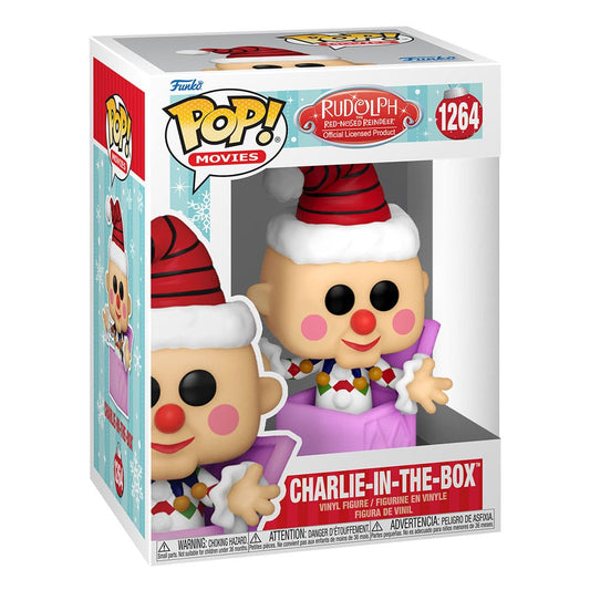 Rudolph the Red-Nosed Reindeer POP! Movies Vinyl Figure Charlie in the Box 9 cm  0889698643412