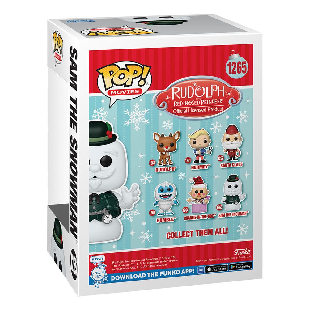 Rudolph the Red-Nosed Reindeer POP! Movies Vinyl Figure Sam the Snowman 9 cm 0889698643436
