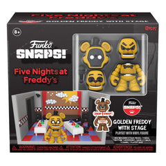 Five Nights at Freddy's Snap Playset & Action Figure Stage w/Freddy (GD) 9 cm 0889698649230