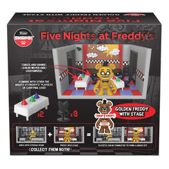 Five Nights at Freddy's Snap Playset & Action Figure Stage w/Freddy (GD) 9 cm 0889698649230