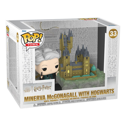 Harry Potter - Chamber of Secrets Anniversary POP! Town Vinyl Figure Minerva w/Hogwarts 9 cm 0889698656559