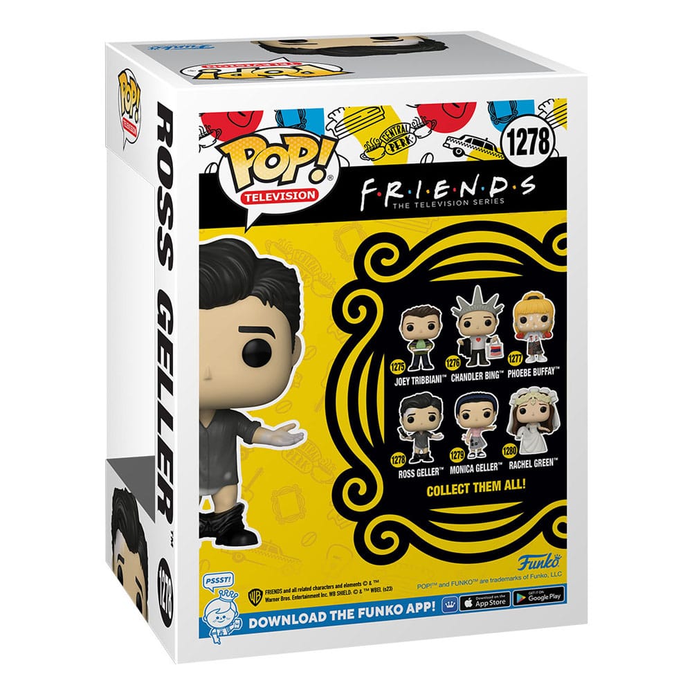Friends POP! TV Vinyl Figure Ross w/ Leather Pants 9 cm 0889698656788