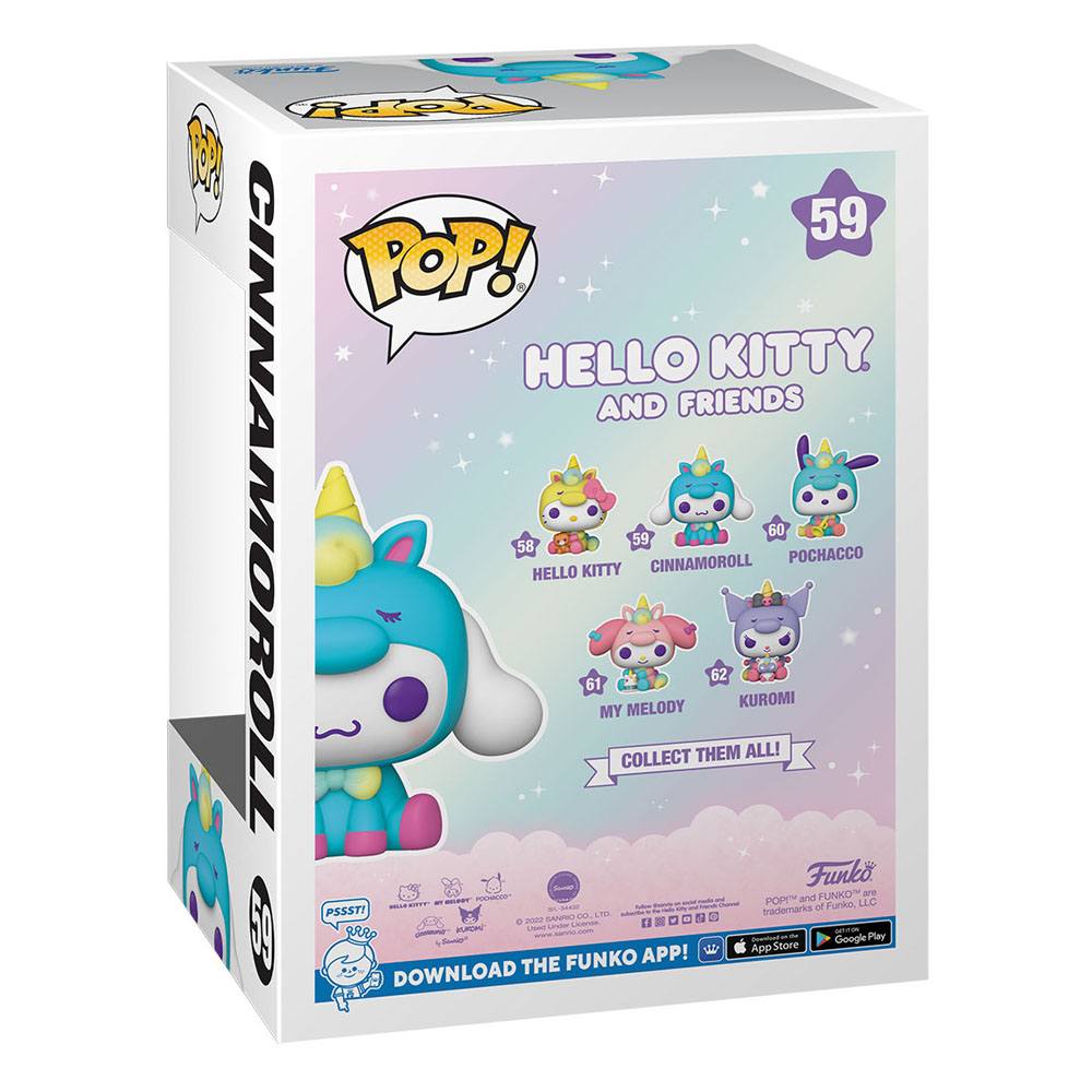 Hello Kitty and Friends POP! Sanrio Vinyl Figure Cinnamoroll 9 cm 0889698657488
