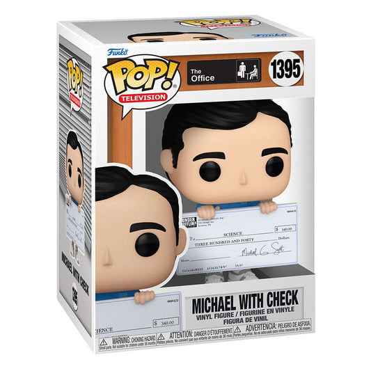The Office US POP! TV Vinyl Figure Michael w/ Check 9 cm 0889698657600