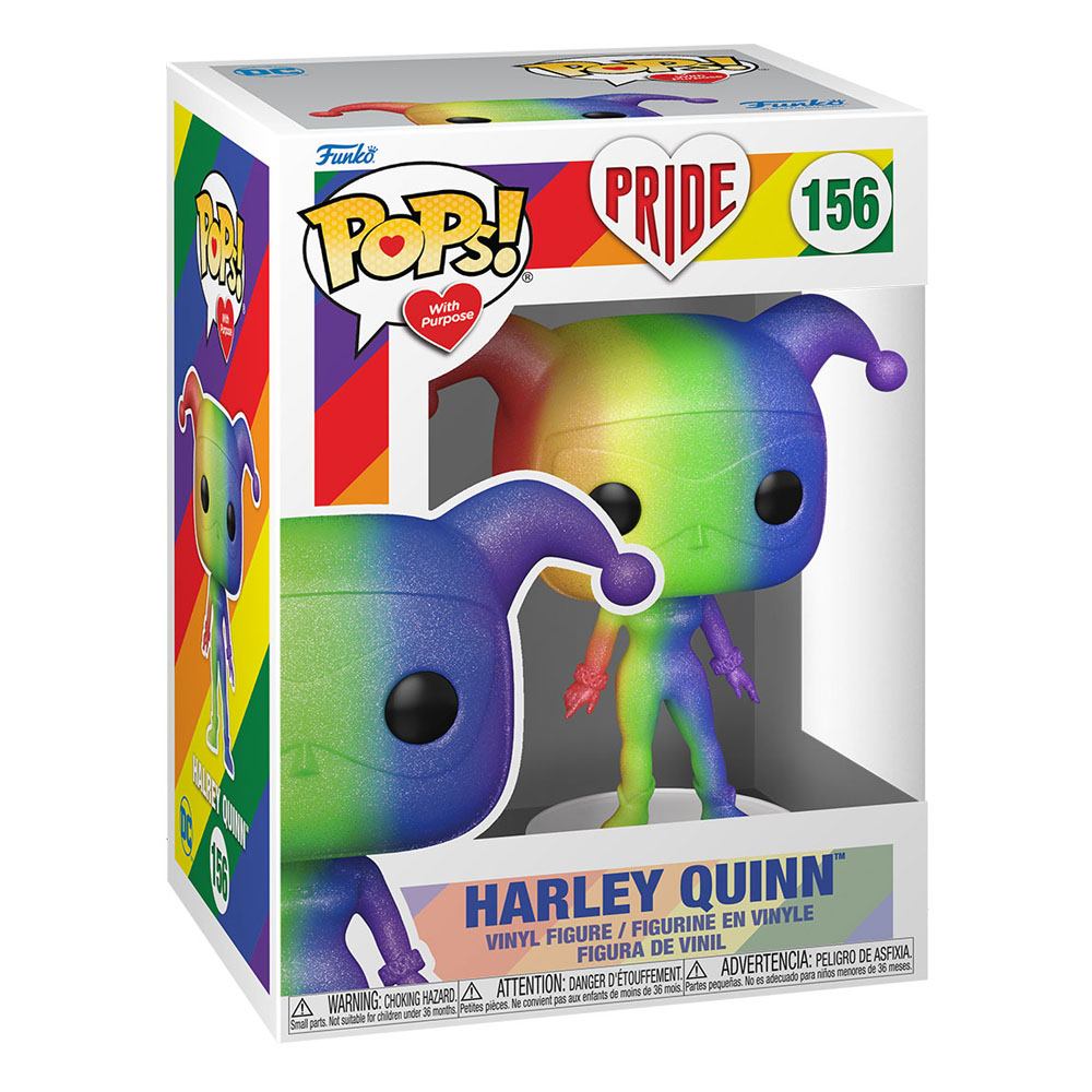 Pride 2022 DC Comics POP! Heroes Vinyl Figure Harley Quinn 9 cm 0889698658959