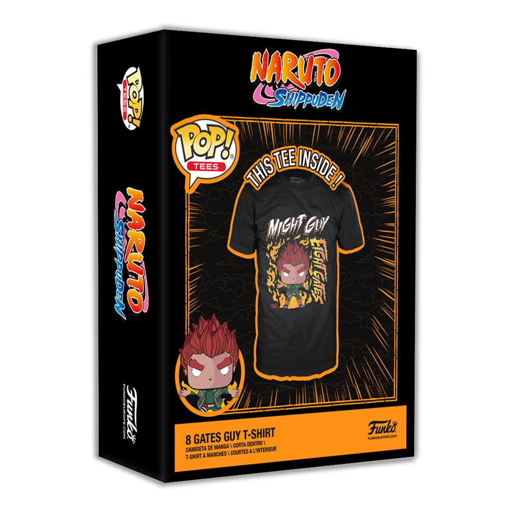 Naruto POP! Tees T-Shirt 8 Gates Guy Size M 0889698666626