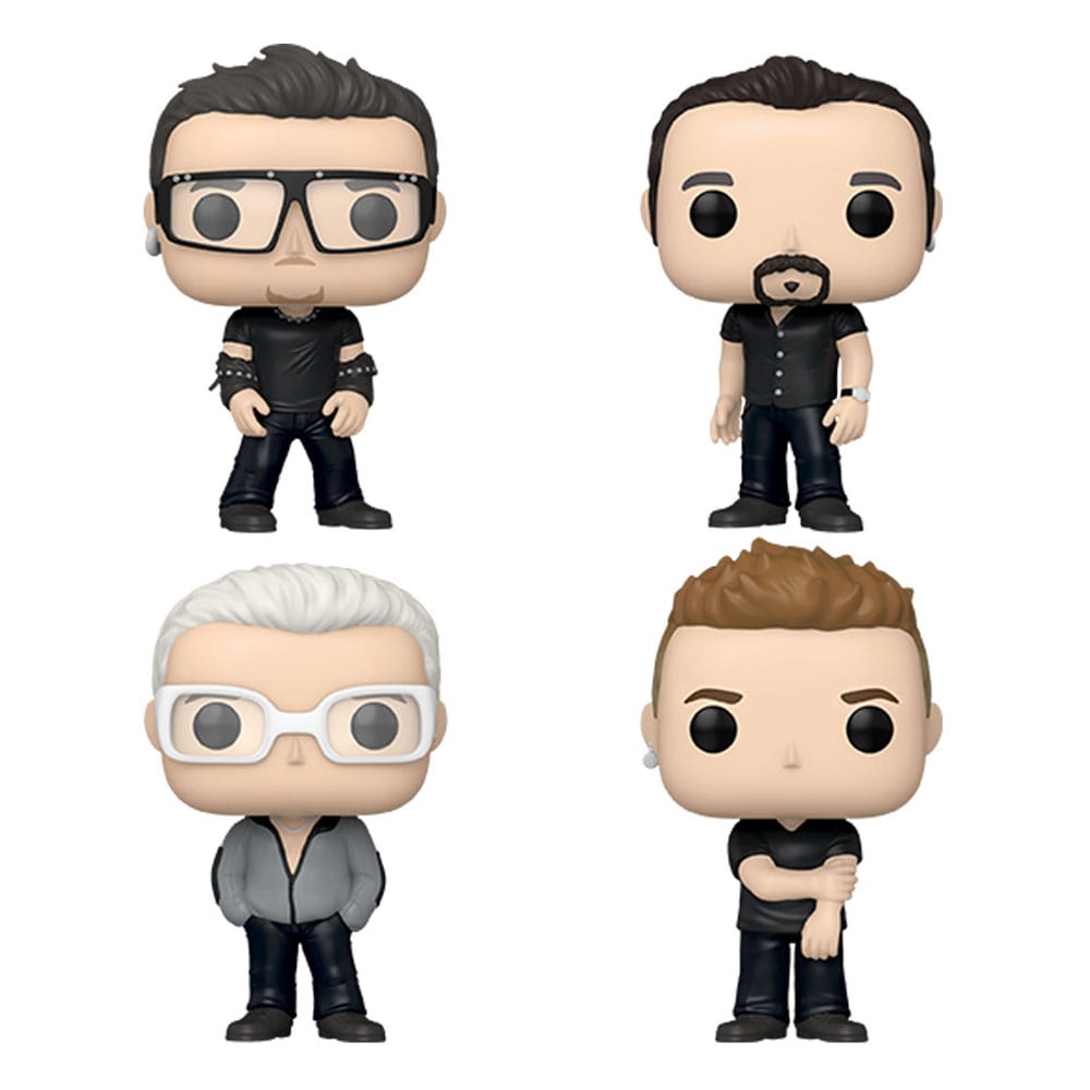 U2 POP! Albums DLX Vinyl Figure 4-Pack POP 9 cm 0889698673914