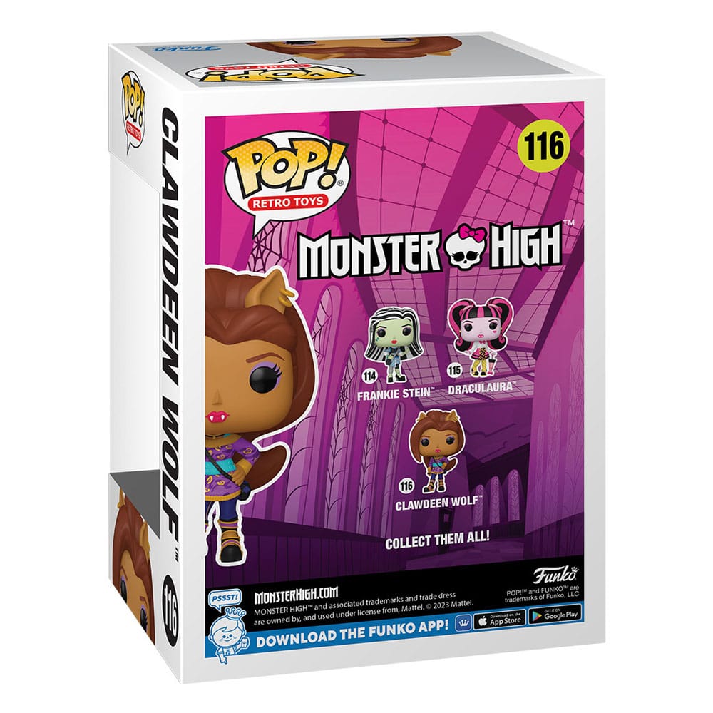 Monster High POP! Vinyl Figure Clawdeen 9 cm 0889698674287