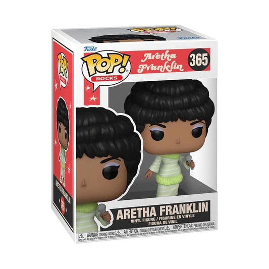 Aretha Franklin POP! Rocks Vinyl Figure Green Dress 9 cm 0889698674522