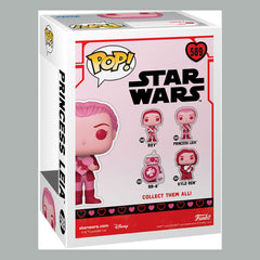 Star Wars Valentines POP! Star Wars Vinyl Figure Leia 9 cm 0889698676137