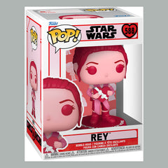 Star Wars Valentines POP! Star Wars Vinyl Figure Rey 9 cm 0889698676144