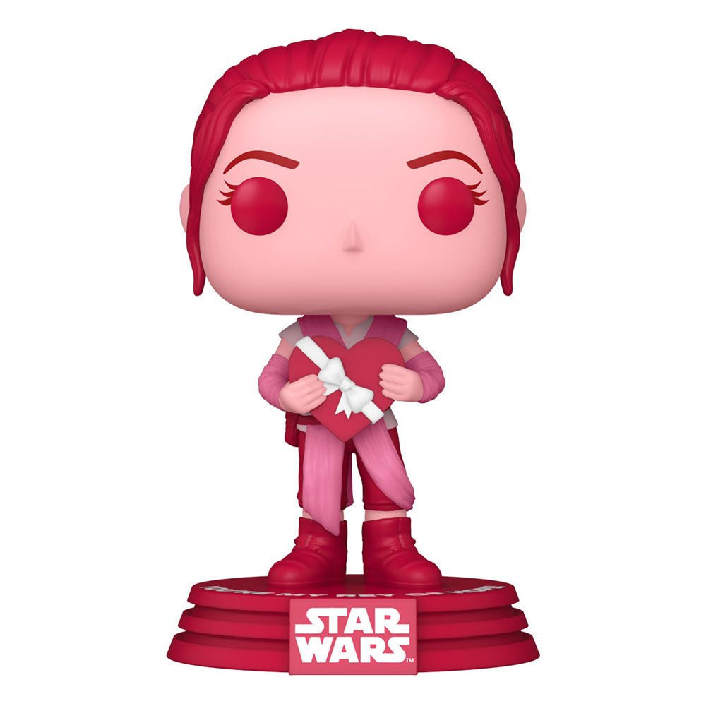 Star Wars Valentines POP! Star Wars Vinyl Figure Rey 9 cm 0889698676144