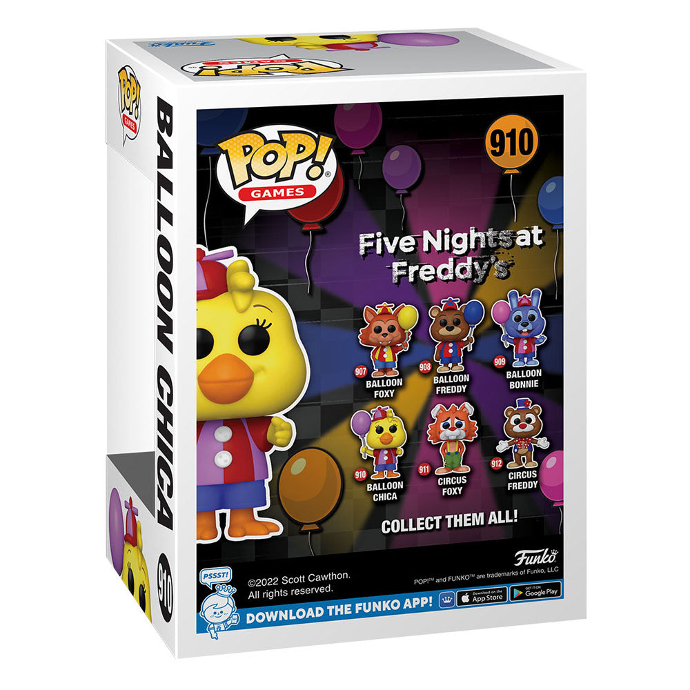 Five Nights at Freddy's Security Breach POP! Games Vinyl Figure Balloon Chica 9 cm 0889698676267