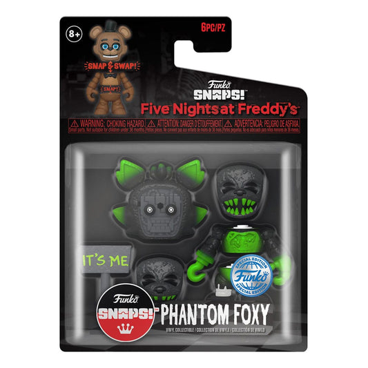 Five Nights at Freddy's Snap Action Figure Phantom Foxy 9 cm 0889698676953