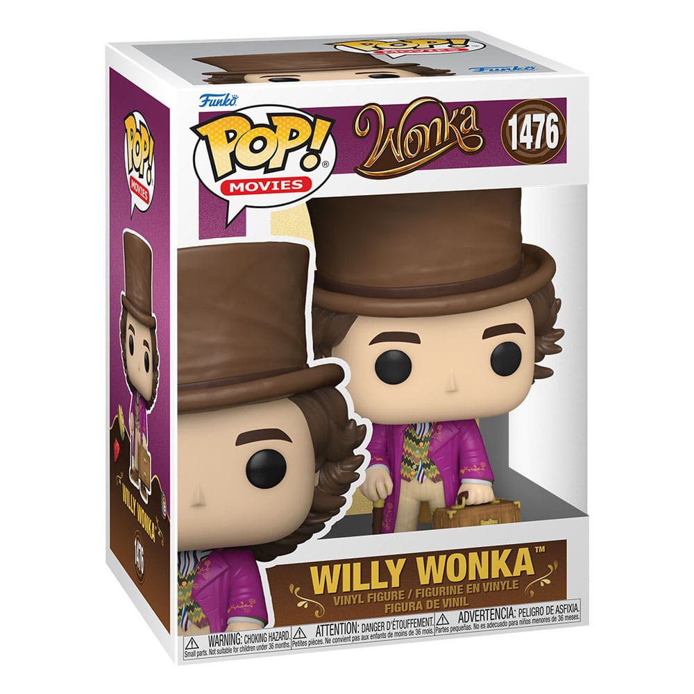 Willy Wonka & the Chocolate Factory POP! Movies Vinyl Figure Willy Wonka 9 cm 0889698680875
