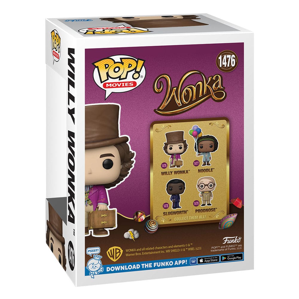 Willy Wonka & the Chocolate Factory POP! Movies Vinyl Figure Willy Wonka 9 cm 0889698680875