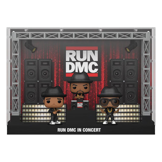 Run DMC POP Moments Deluxe Vinyl Figures 3-Pack Wembley Stadium 0889698684026