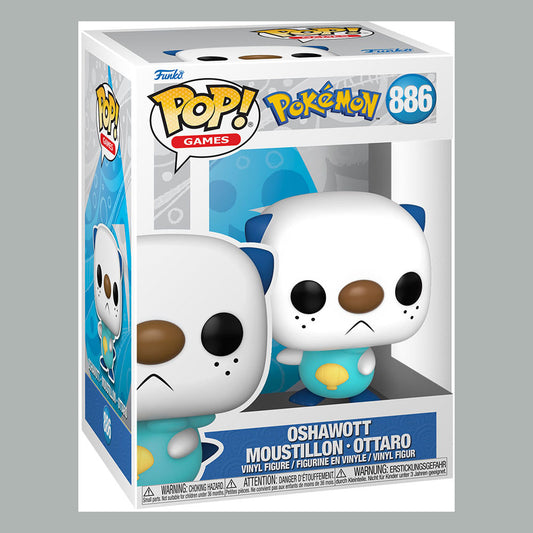 Pokemon POP! Games Vinyl Figure Oshawott (EMEA) 9 cm 0889698690782