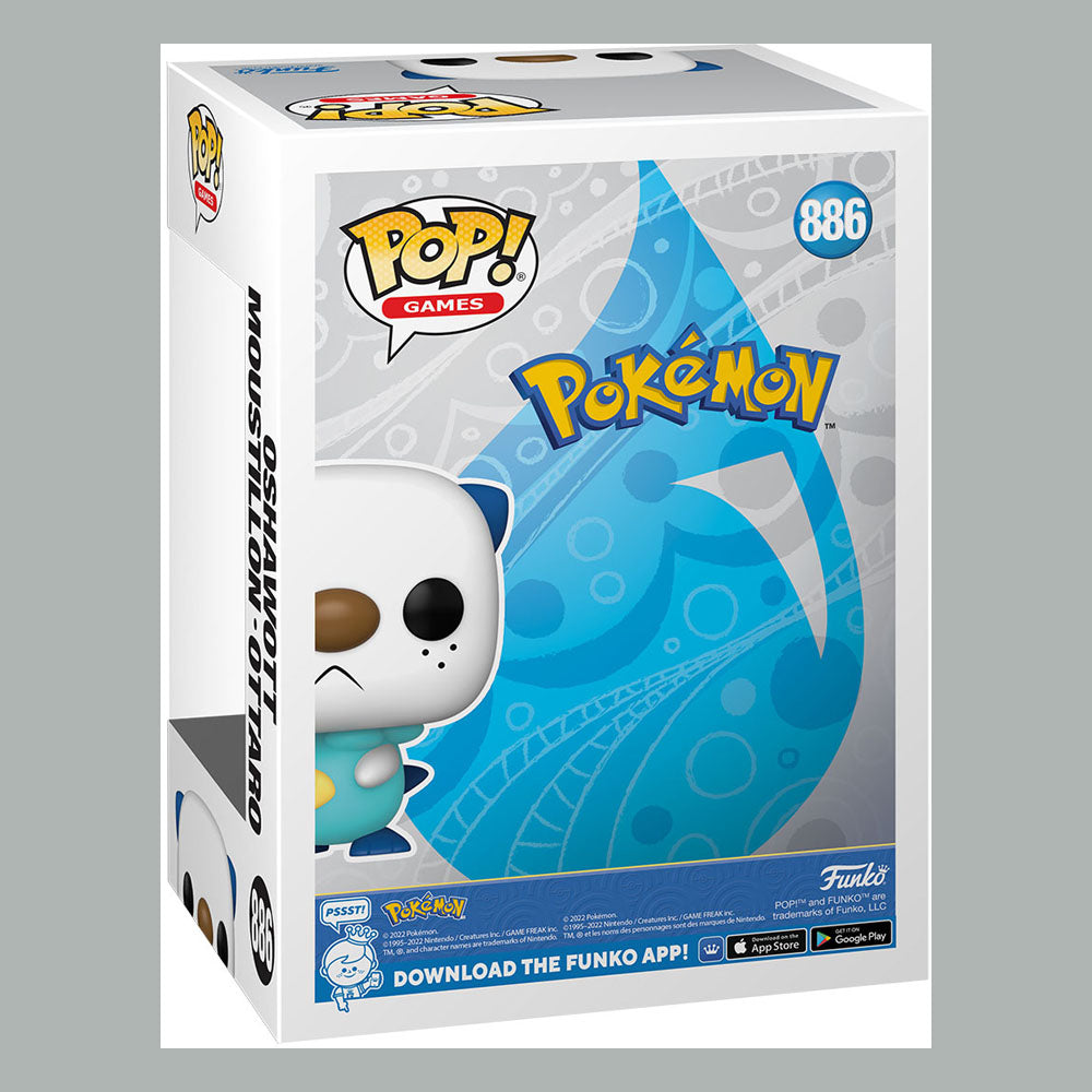 Pokemon POP! Games Vinyl Figure Oshawott (EMEA) 9 cm 0889698690782