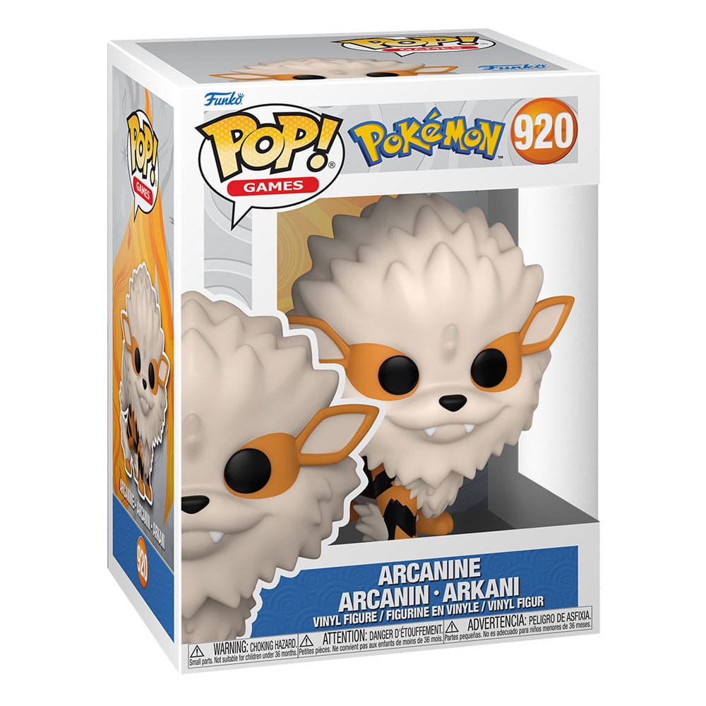 Pokemon POP! Games Vinyl Figure Arcanine (EMEA) 9 cm 0889698690799