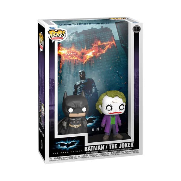 DC POP! Movie Poster & Figure The Dark Knight 9 cm 0889698697040