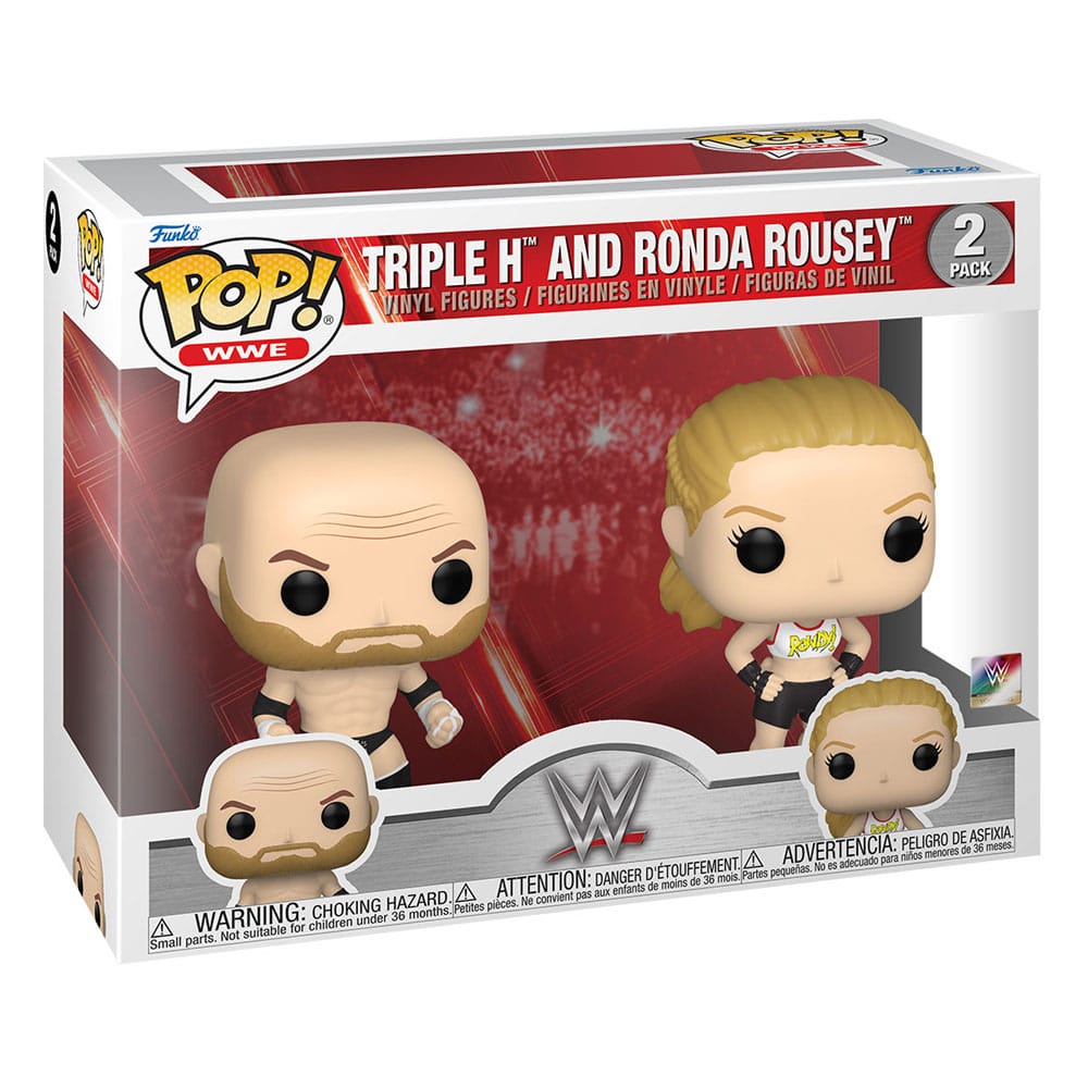 WWE POP! Vinyl Figures 2-Pack Rousey/Triple H 0889698706216
