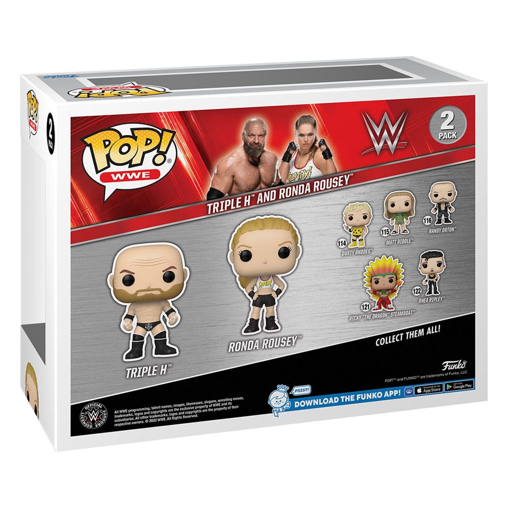 WWE POP! Vinyl Figures 2-Pack Rousey/Triple H 0889698706216