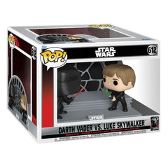 Star Wars Return of the Jedi 40th Anniversary POP Moment! Vinyl Figures 2-Pack Luke vs Vader 9 cm 0889698707435