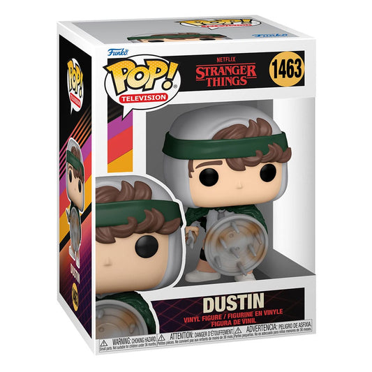 Stranger Things POP! TV Vinyl Figure Hunter Dustin with Shield 9 cm 0889698721370
