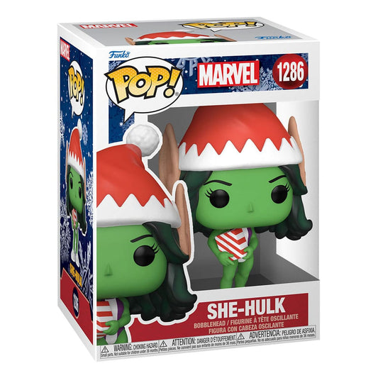 Marvel Holiday POP! Marvel Vinyl Figure She-Hulk 9 cm 0889698721899