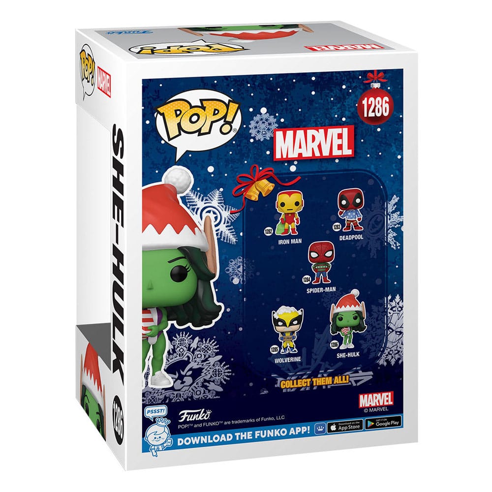 Marvel Holiday POP! Marvel Vinyl Figure She-Hulk 9 cm 0889698721899