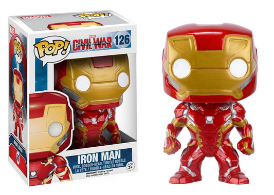 Captain America Civil War POP! Vinyl Bobble-Head Iron Man 10 cm 0849803072247