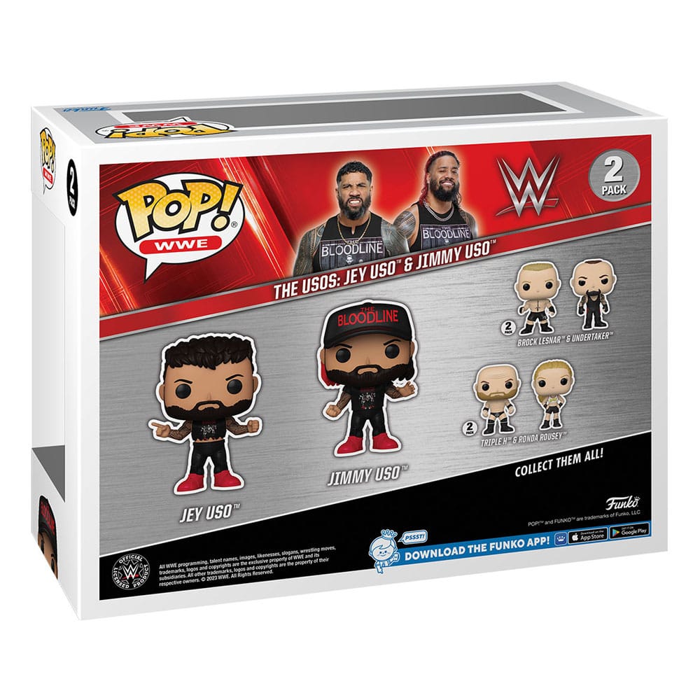 WWE POP! Vinyl Figures 2-Pack Uso Brothers 9 cm 0889698722827