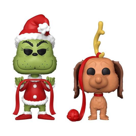 The Grinch(Anniversary) POP! Books Vinyl Figures 2-Pack Grinch w/ Max 9 cm 0889698725057