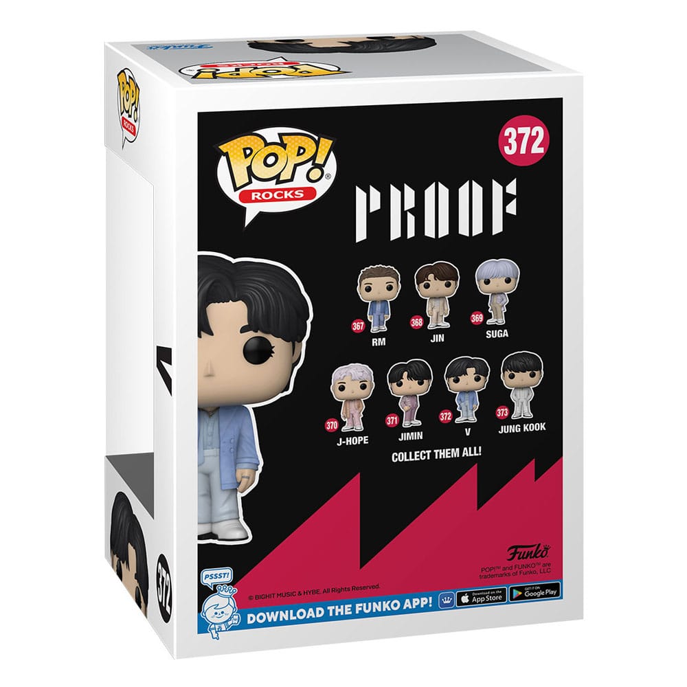 BTS POP! Rocks Vinyl Figure V 9 cm 0889698725828
