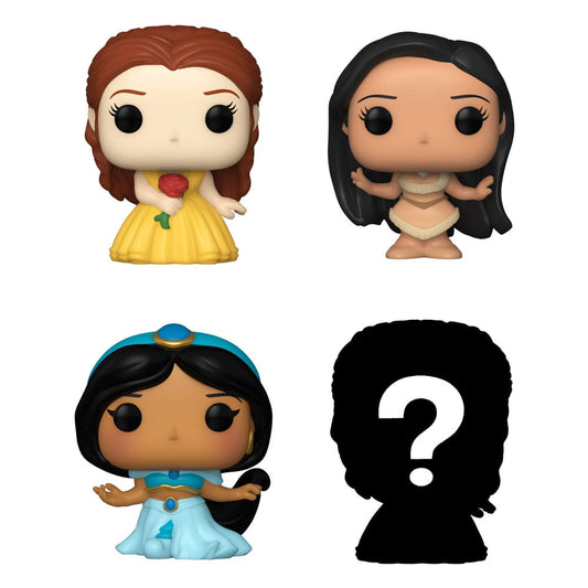 Disney Princesses Bitty POP! Vinyl Figure 4-Pack Belle 2,5 cm 0889698730280