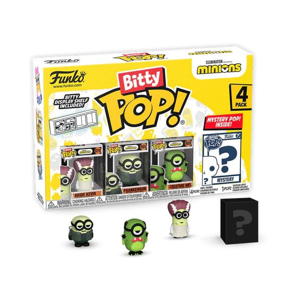 Minions Bitty POP! Vinyl Figure 4-Pack Frankenbob 2,5 cm 0889698730365