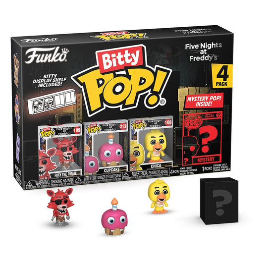 Five Nights at Freddy's Bitty POP! Vinyl Figure 4-Pack Foxy 2,5 cm 0889698730457