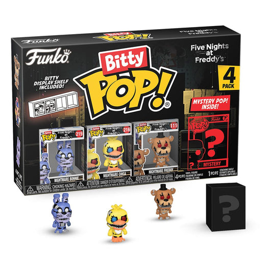 Five Nights at Freddy's Bitty POP! Vinyl Figure 4-Pack Nightmare Bonnie 2,5 cm 0889698730471
