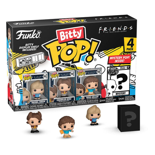 Friends Bitty POP! Vinyl Figure 4-Pack 80's Rachel 2,5 cm 0889698730488