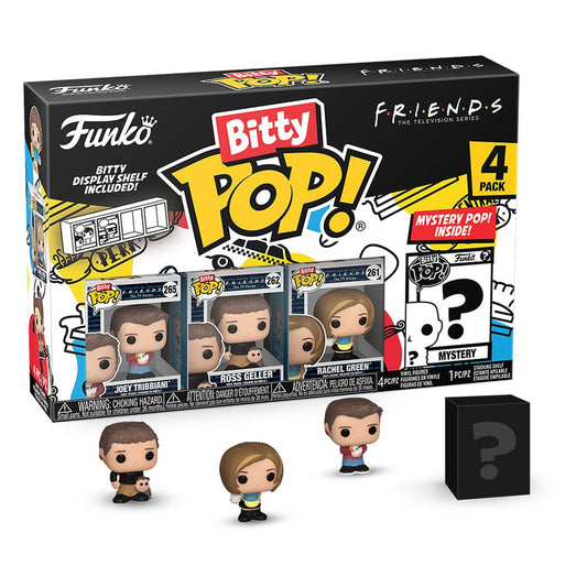 Friends Bitty POP! Vinyl Figure 4-Pack Joey 2,5 cm 0889698730495