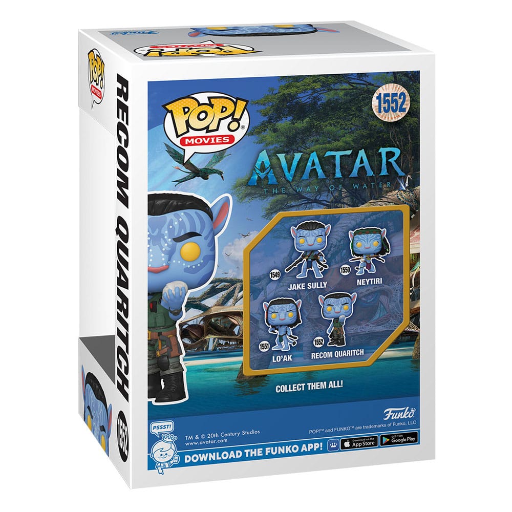 Avatar: The Way of Water POP! Movies Vinyl Figure Recom Quaritch 9 cm 0889698730891