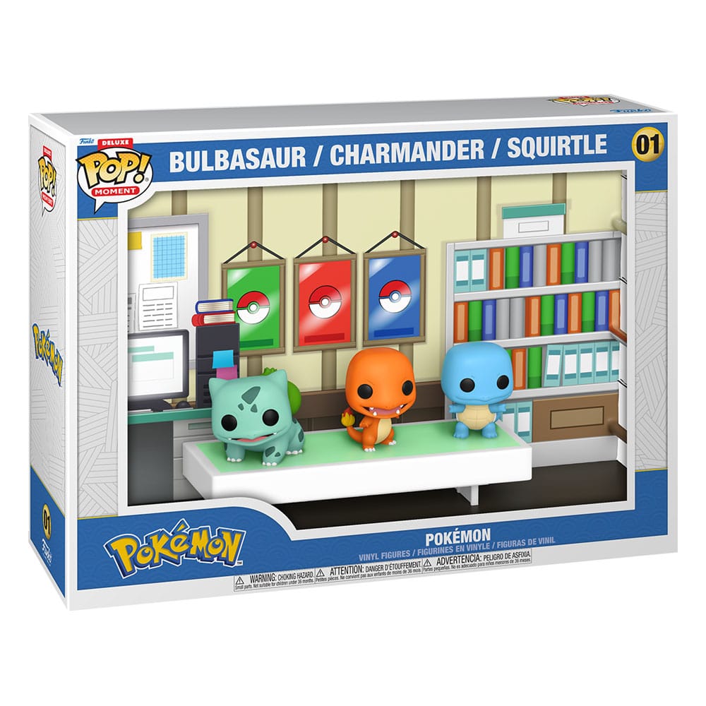 Pokémon POP Moments Deluxe Vinyl Figures Pokémon - Starters 0889698732543