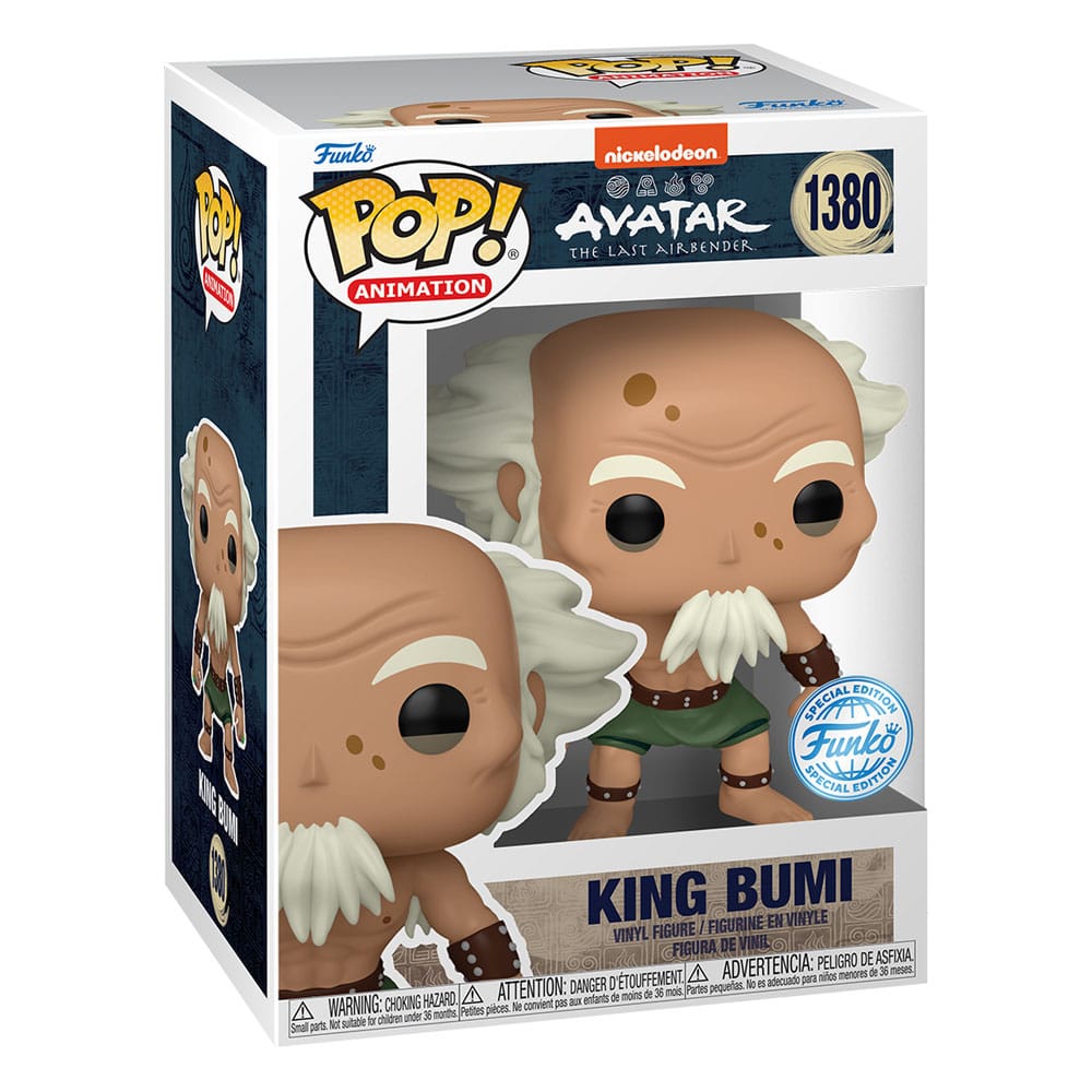 Avatar The Last Airbender POP! Animation Vinyl Figure King Bumi 9 cm 0889698736923