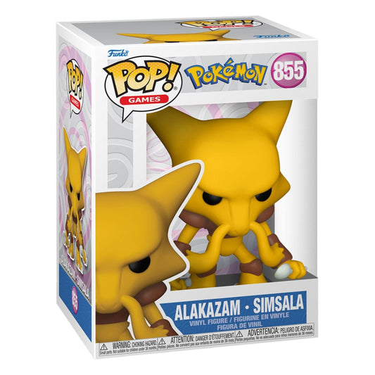 Pokemon POP! Games Vinyl Figure Alakazam (EMEA) 9 cm 0889698742160