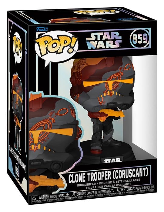 Star Wars POP! Vinyl Bobblehead Figure Clone Trooper (Coruscant) 9 cm 0889698745963